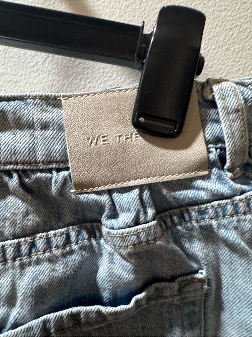 Light Wash Demi Denim Mini Skort Women - Picture 12 of 14